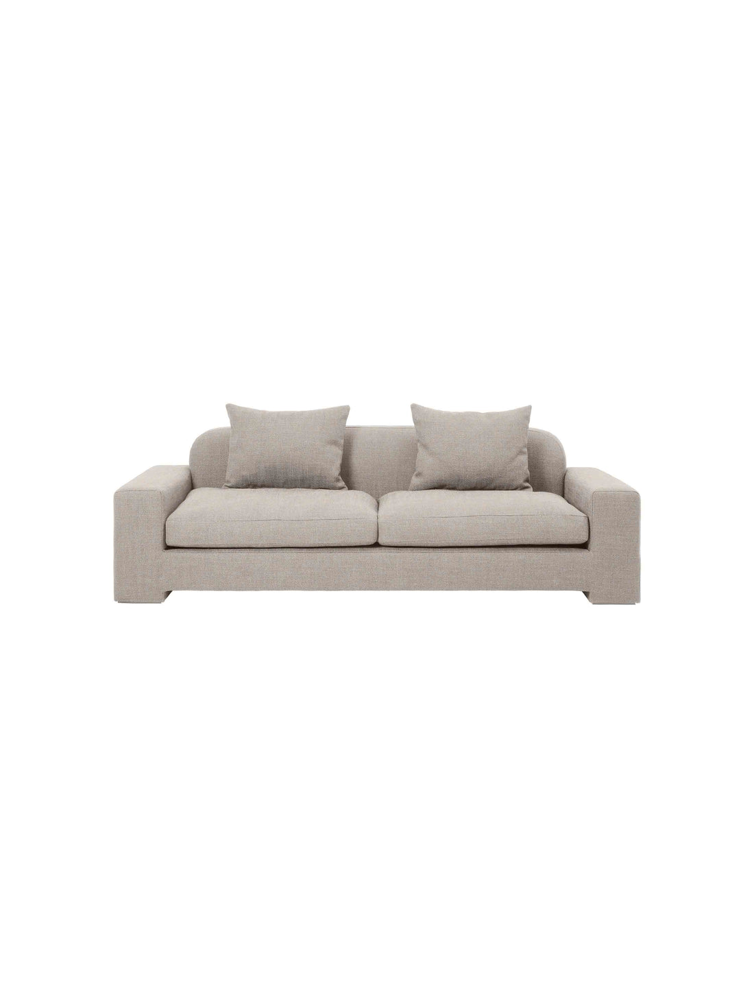 Broste Bay 3 Seater Sofa in Beige Melange