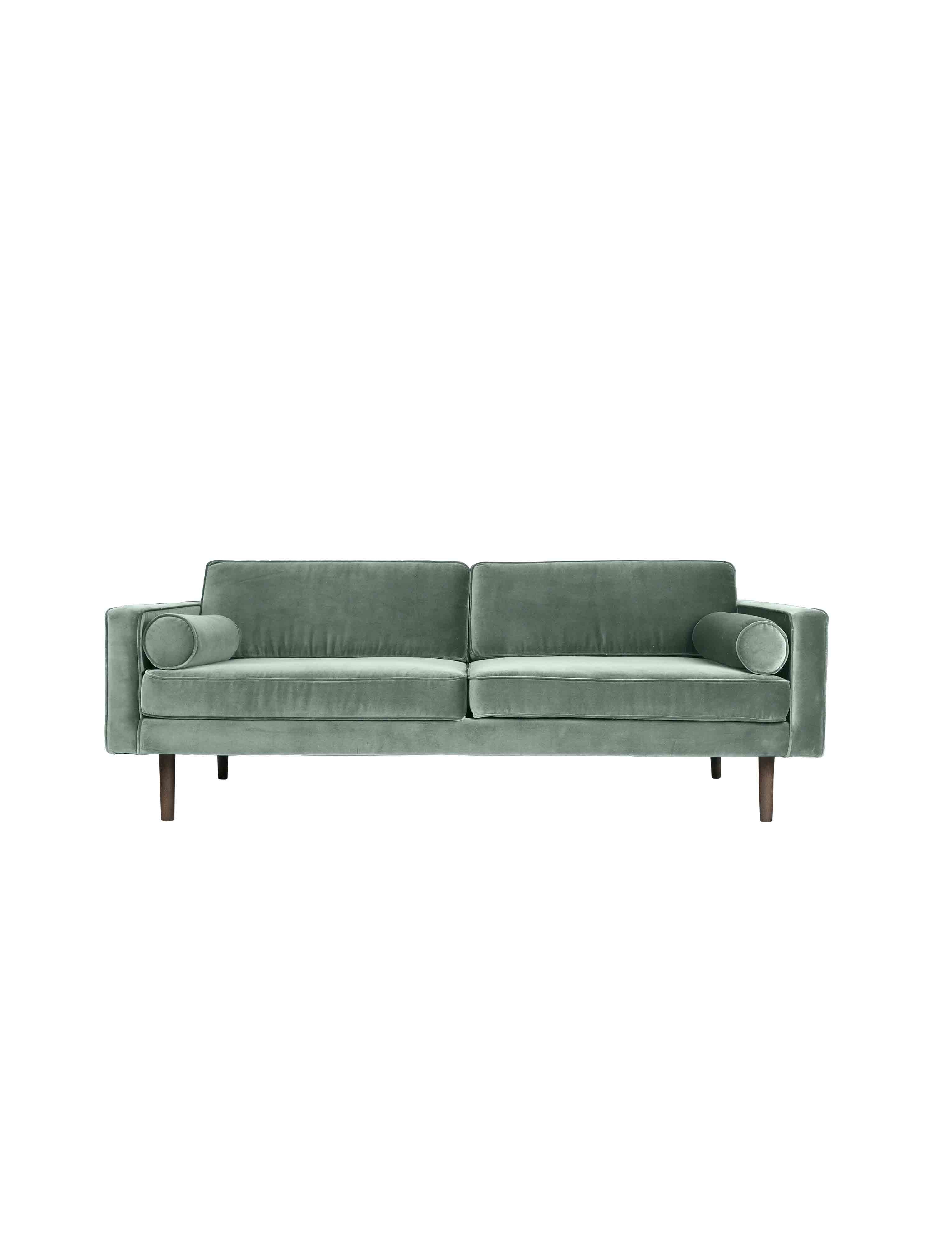 Broste Velvet Wind Sofa in Chinois Green