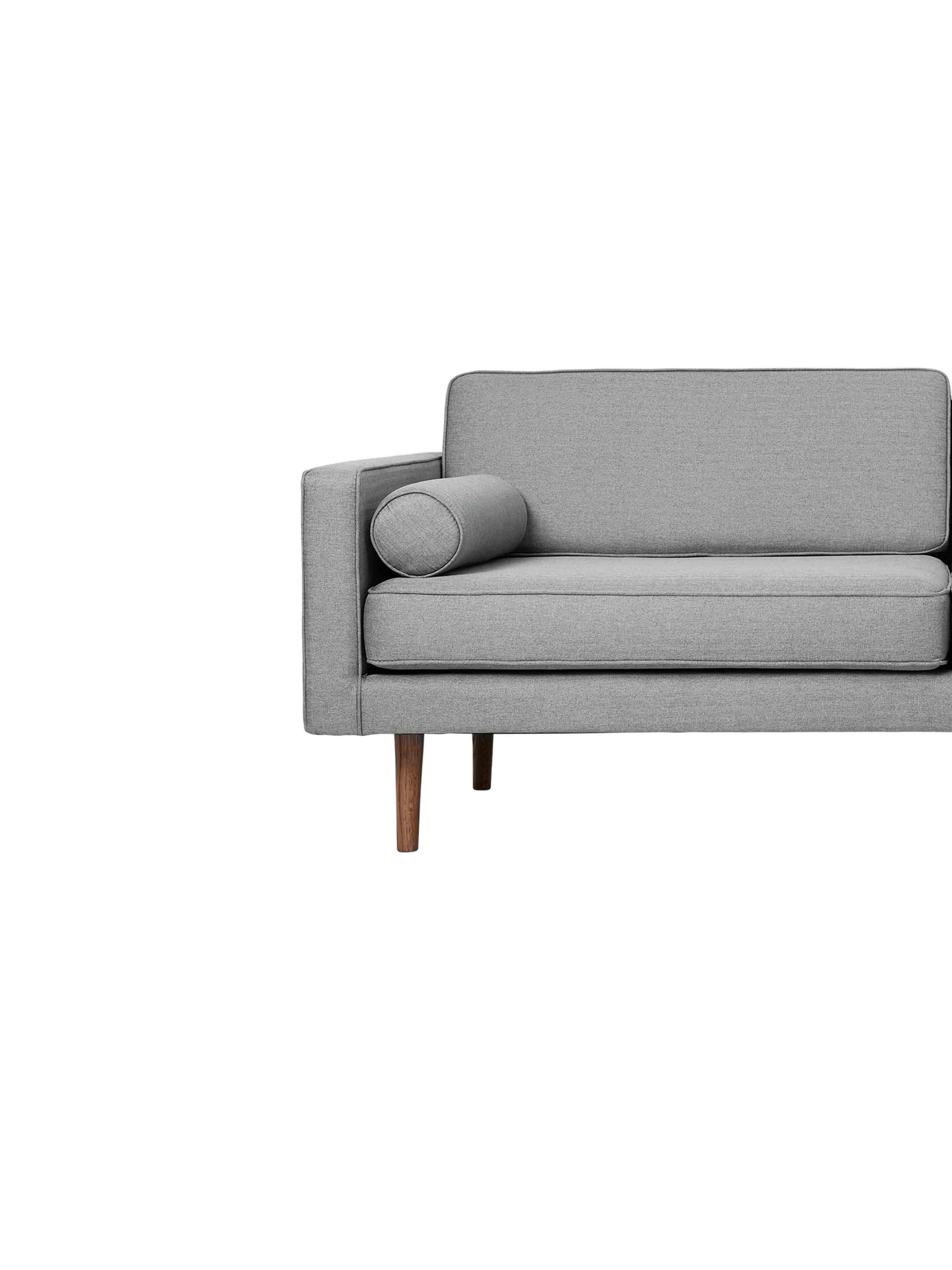 Broste Velvet Wind Sofa in Grey