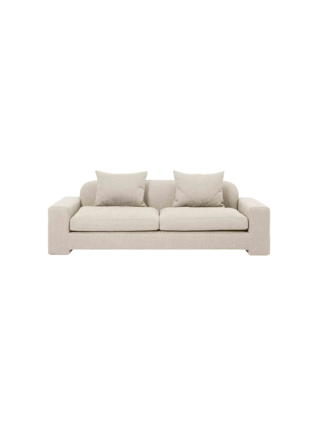 Broste Bay 3 Seater Sofa in Light Beige