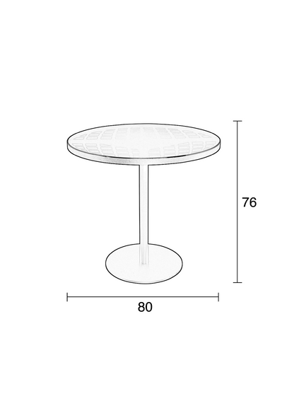 Albert Outdoor Garden Bistro Table