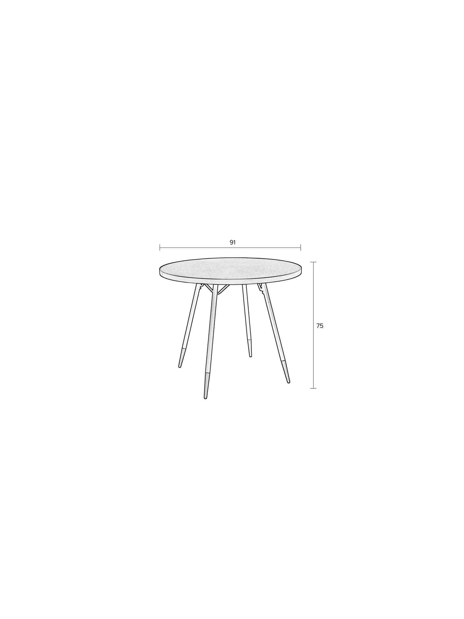 Darla Dining Table Round