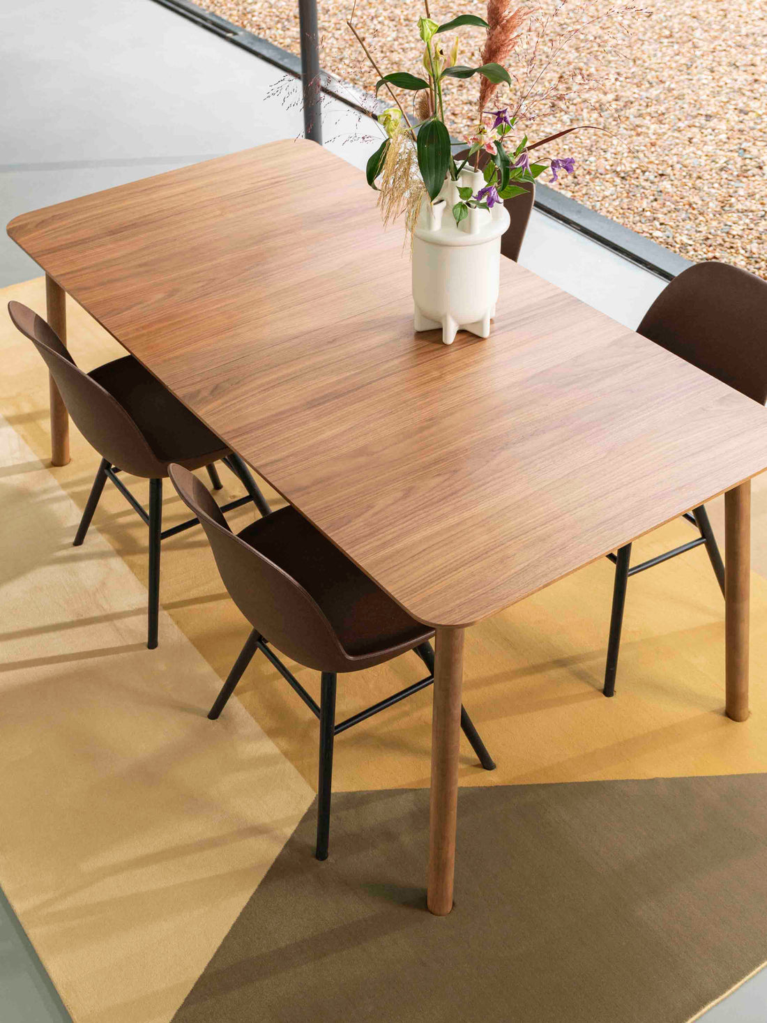 Glimps Dining Extendable Table in Walnut - 2 sizes available