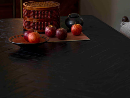 Class Wooden Dining Table in Black - 2 sizes available