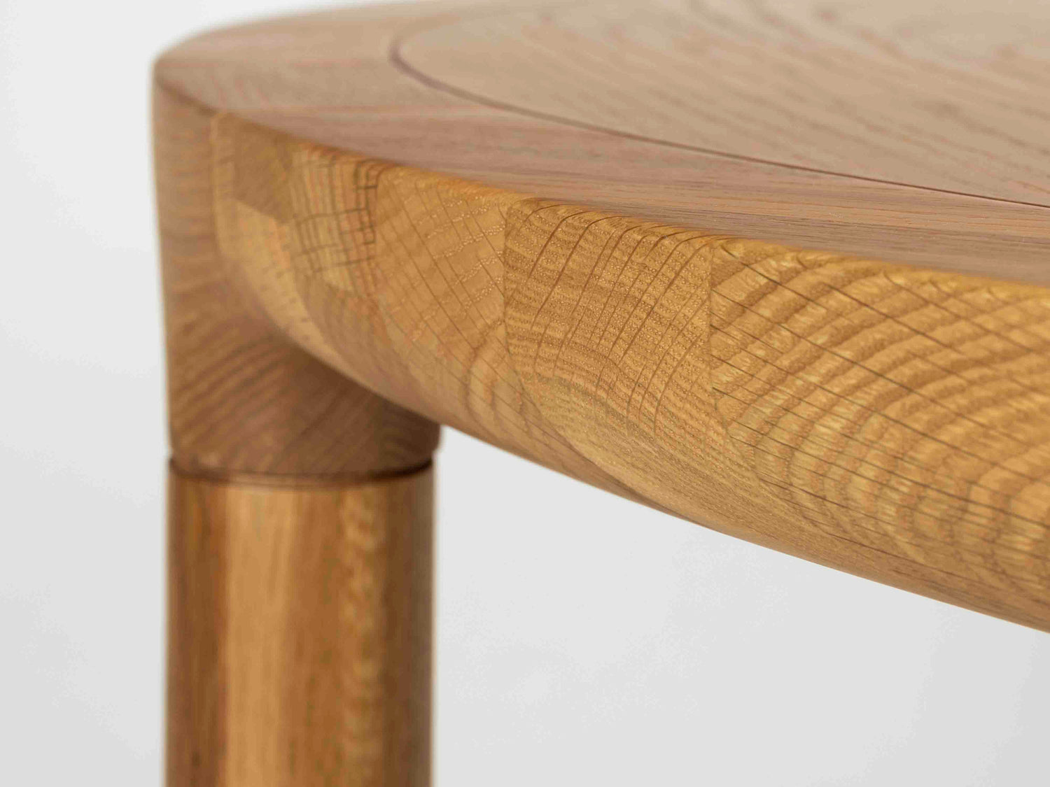 Storm Ash Wooden Round Dining Table