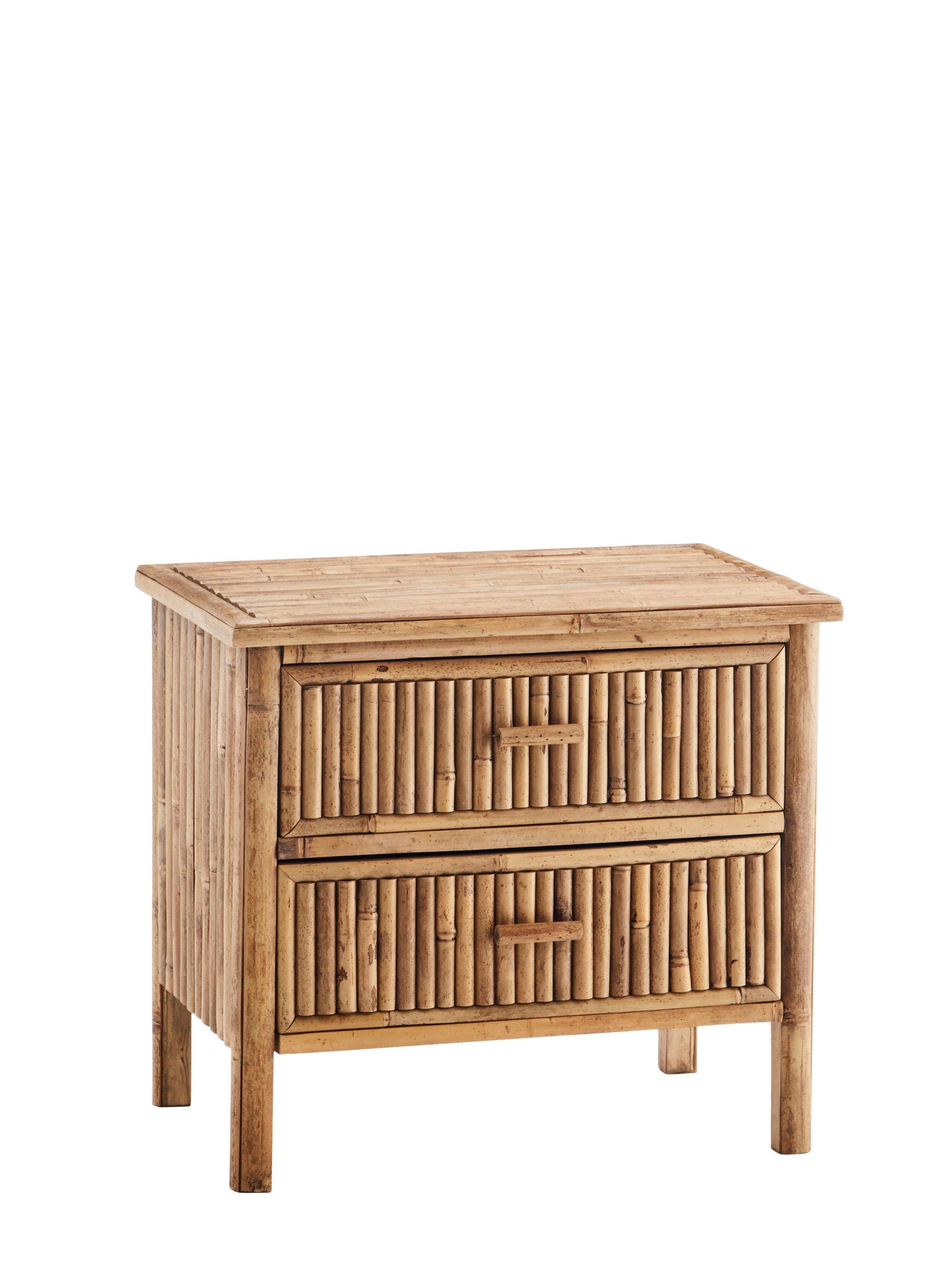 Small Bamboo Cabinet with 2 Drawers