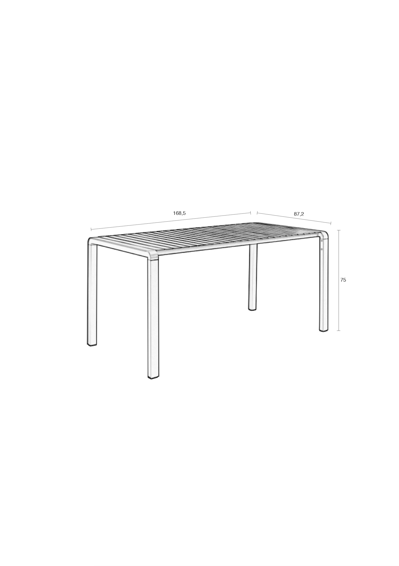 Vondel Outdoor Garden Table Medium - Color Options Available