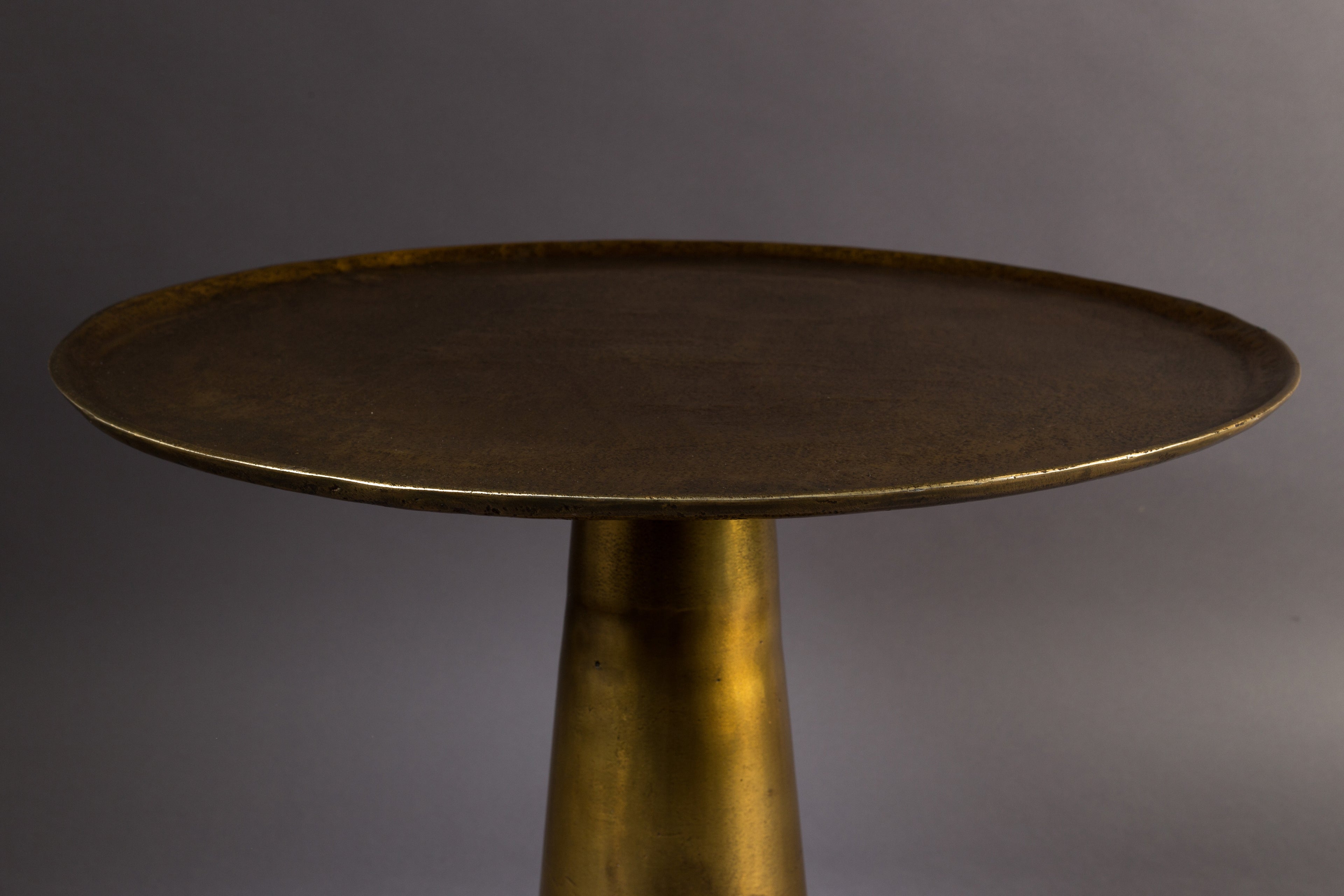 Brute Side Table in Brass