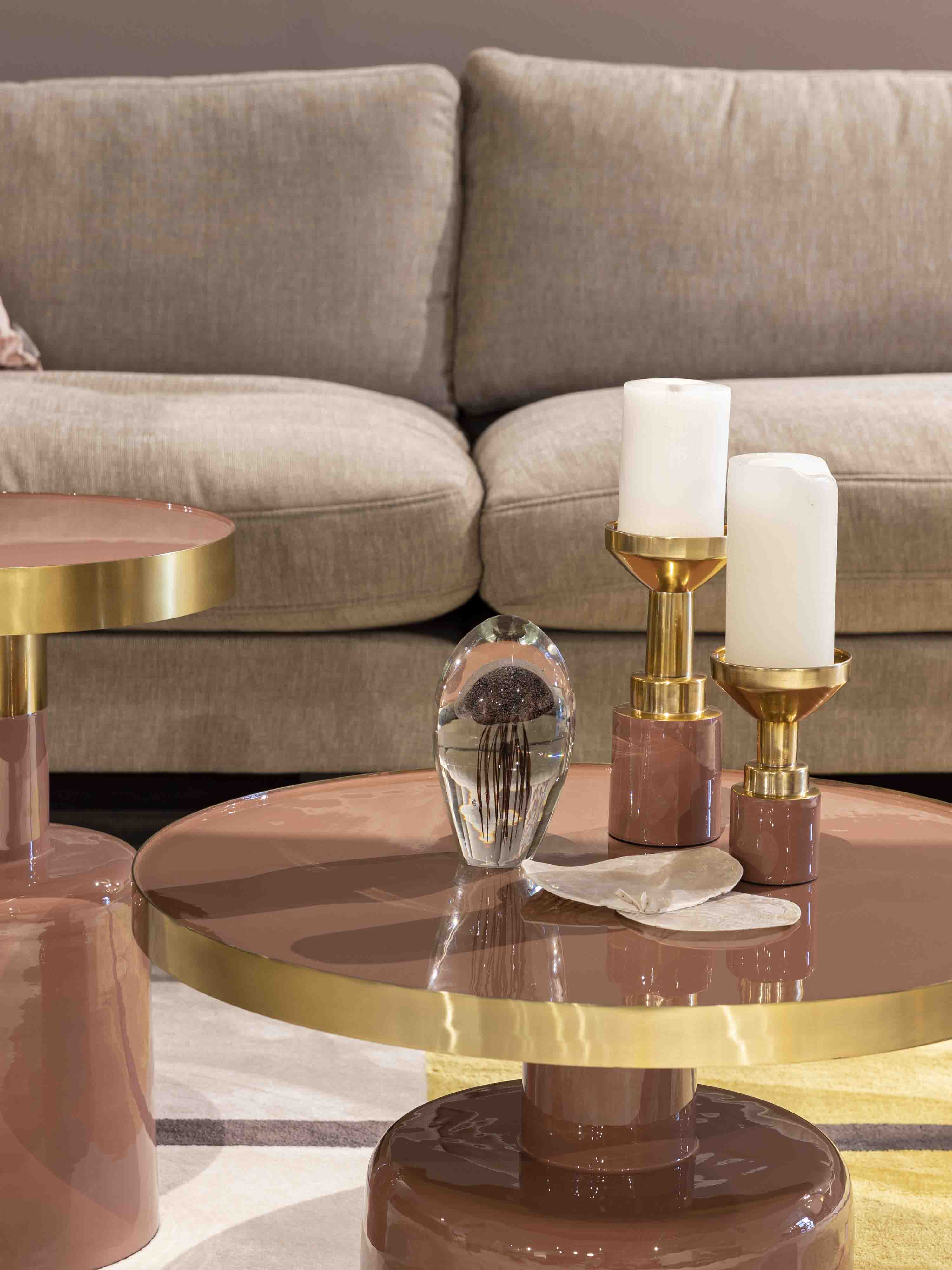 Glam Side Table Pink