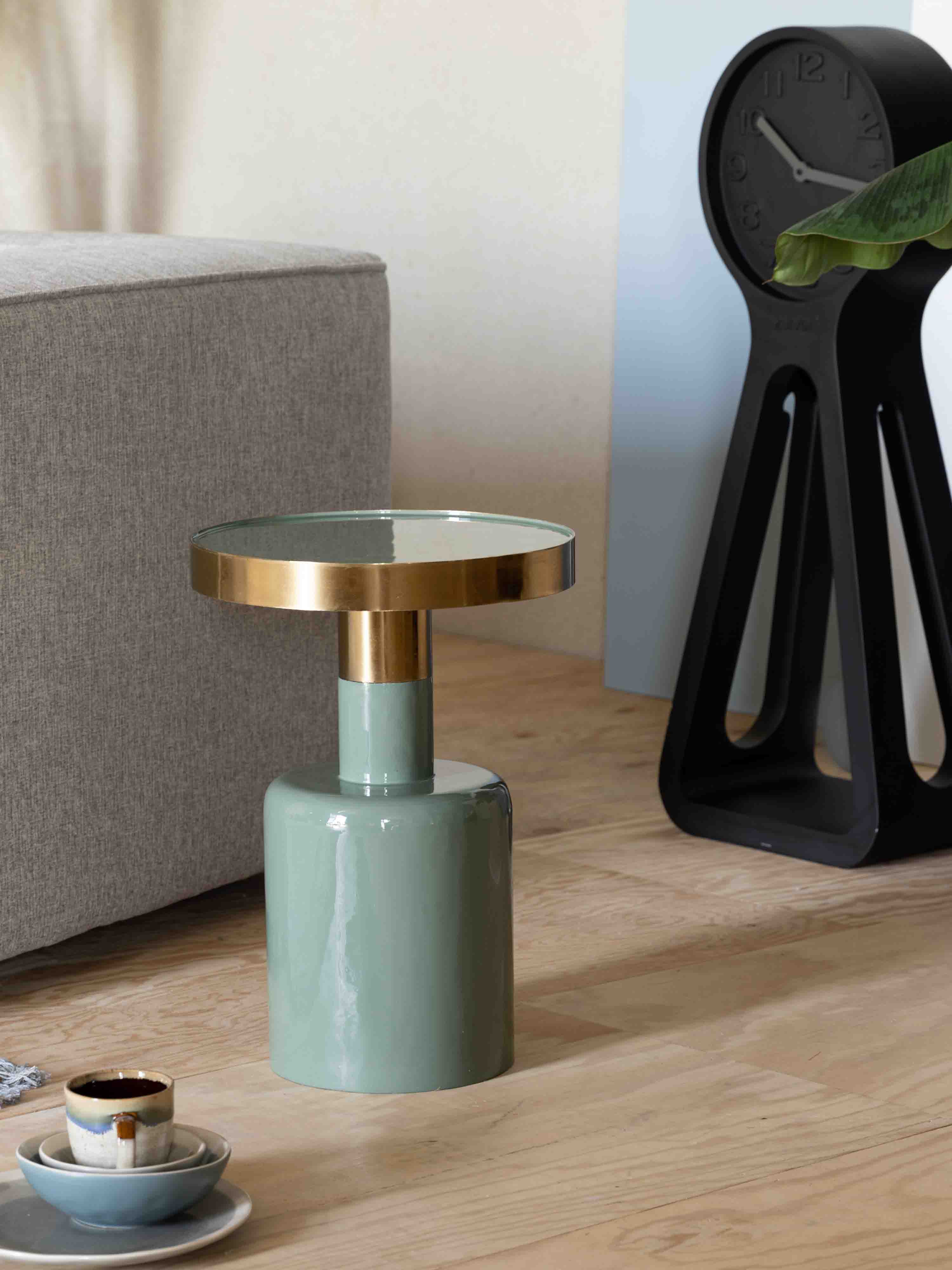 Glam Side Table Green