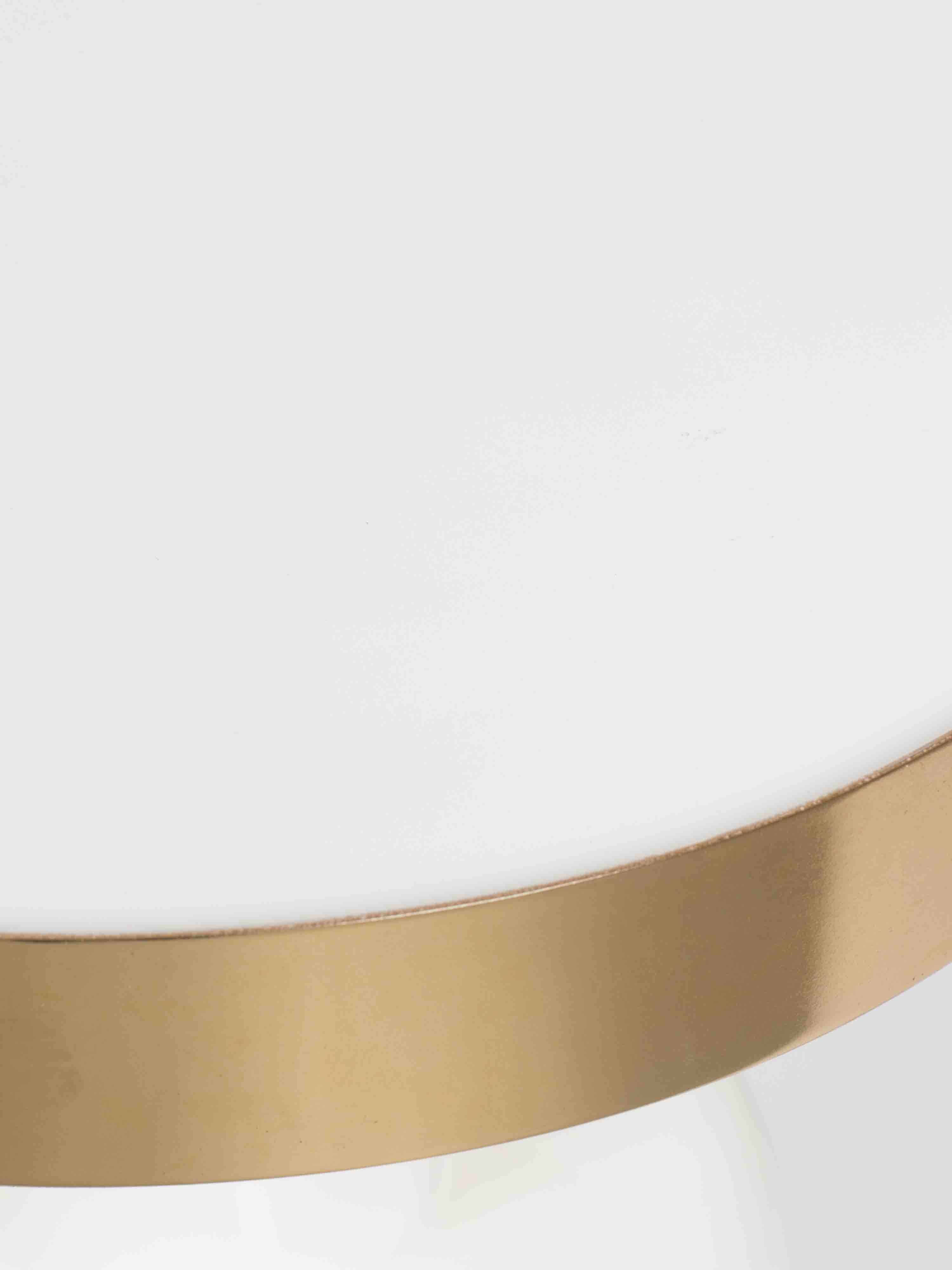 Glam Side Table White