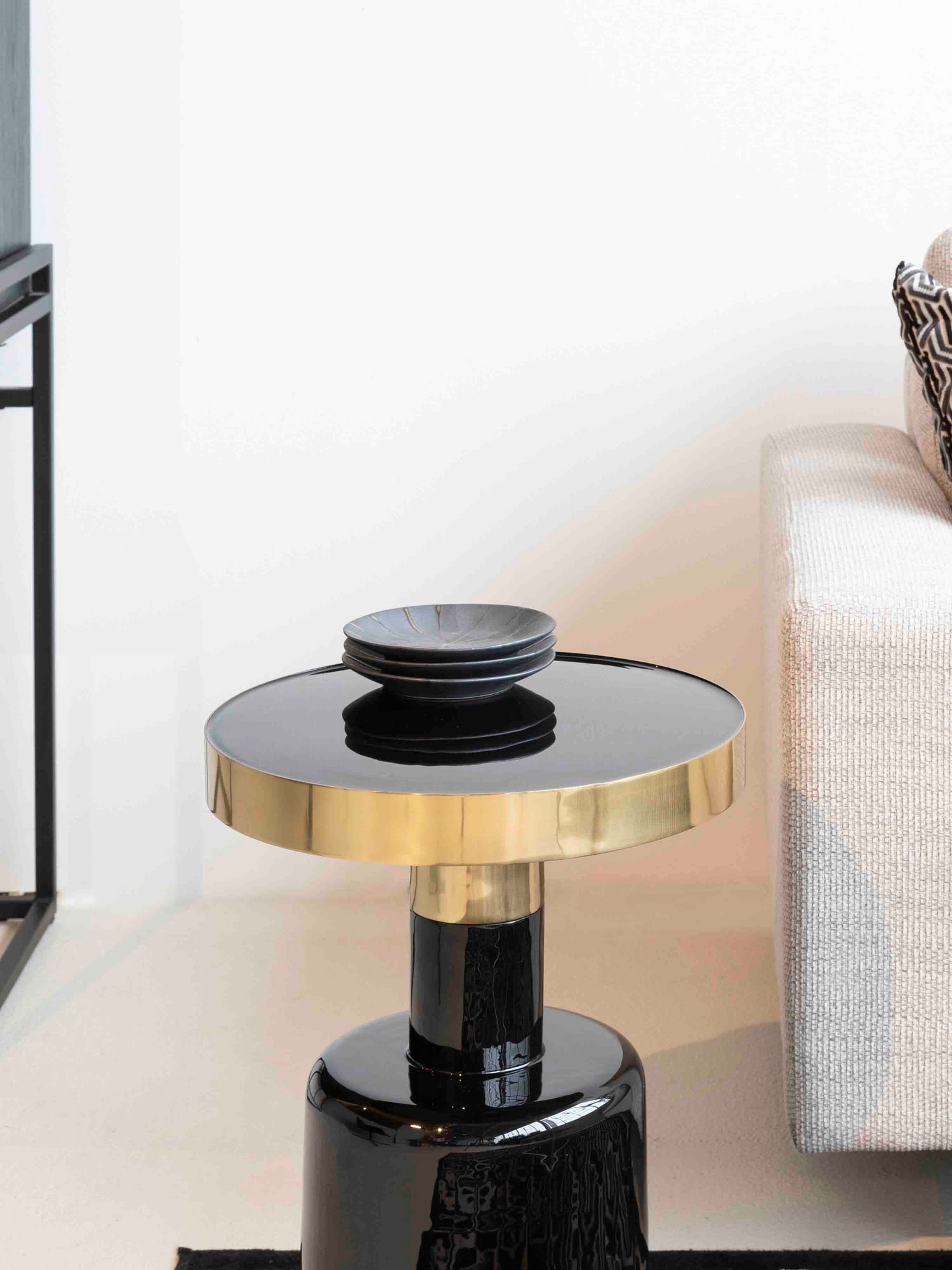 Glam Side Table Black