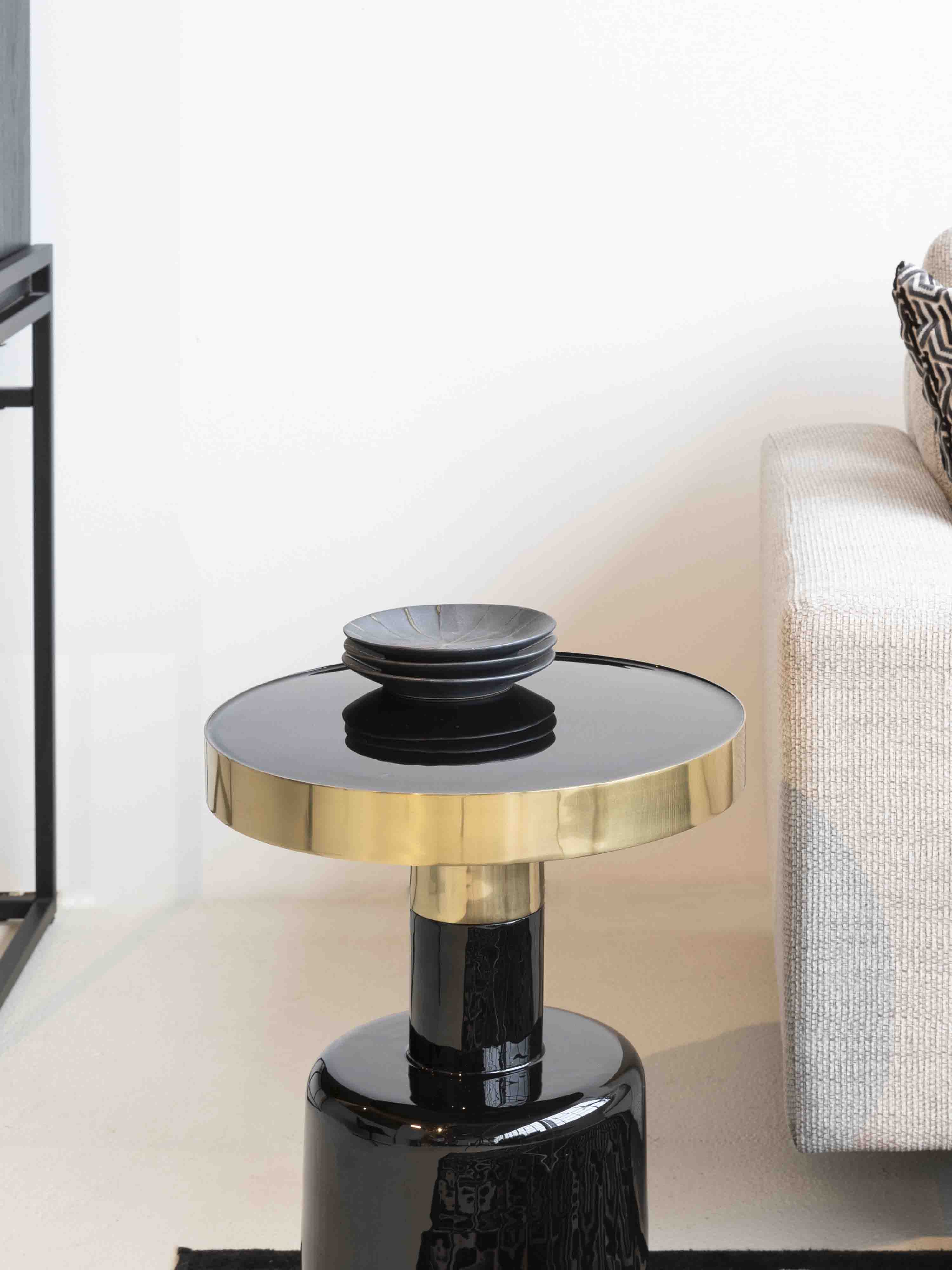 Glam Side Table Black