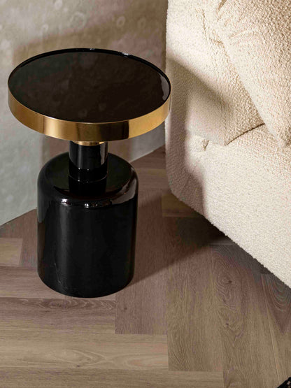 Glam Side Table Black