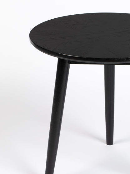 Halifax Round Side Table - Black