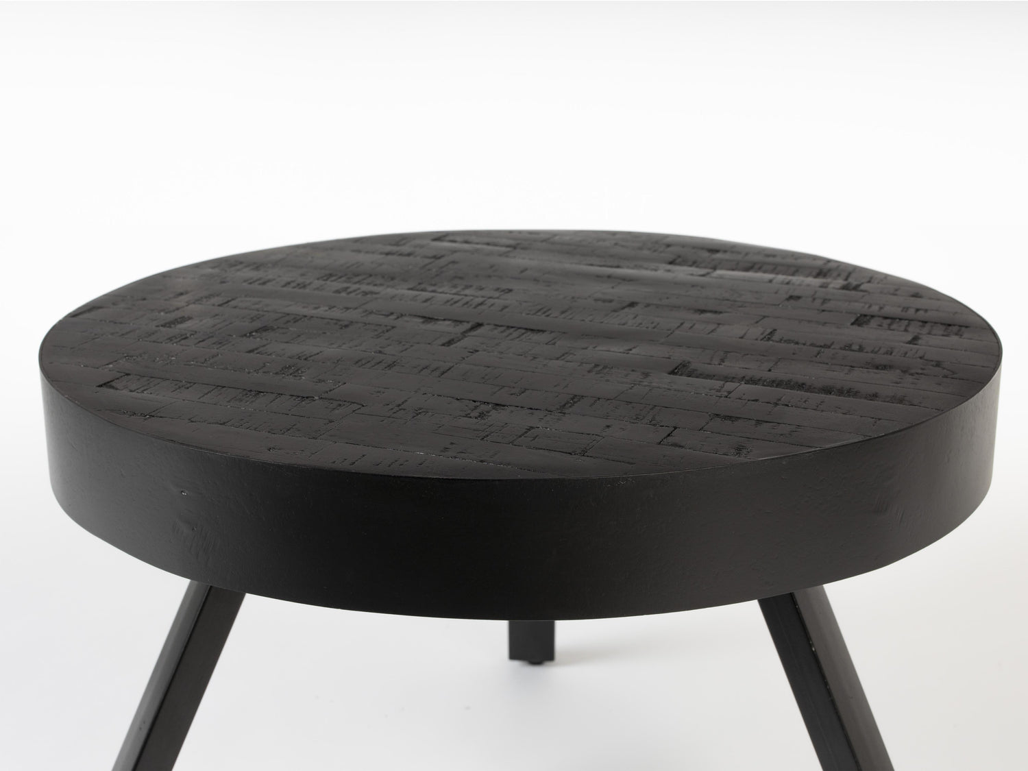 Christie Medium Round Coffee Table - Black