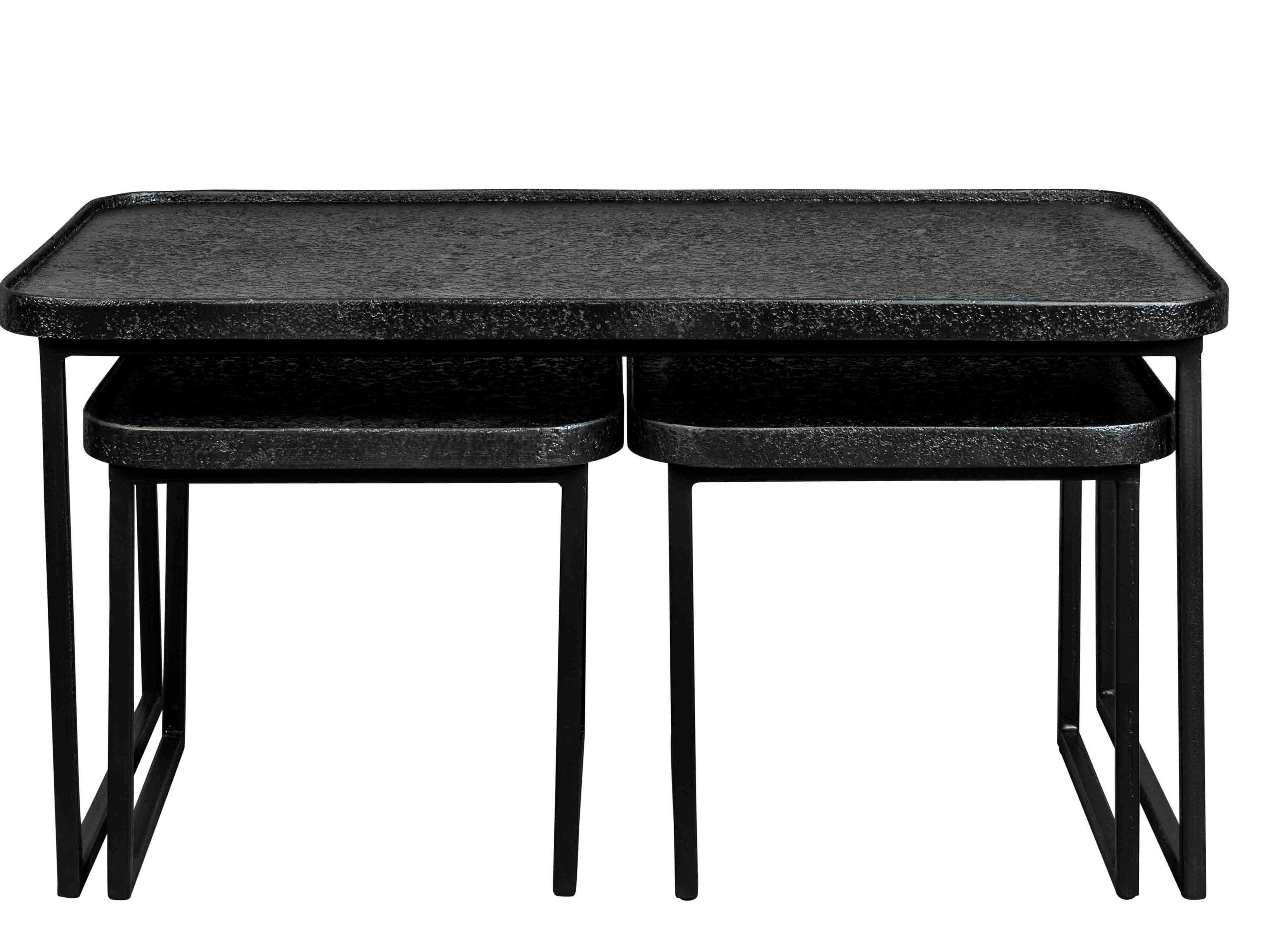 Winston Coffee Table set of 3 - Black