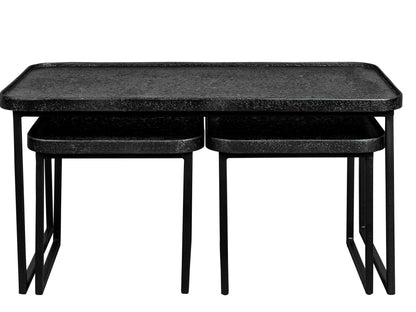 Winston Coffee Table set of 3 - Black