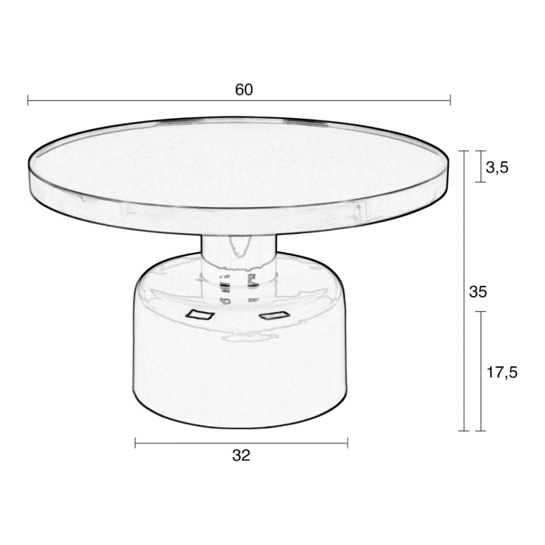 Glam Coffee Table - 5 Colour Options Availible