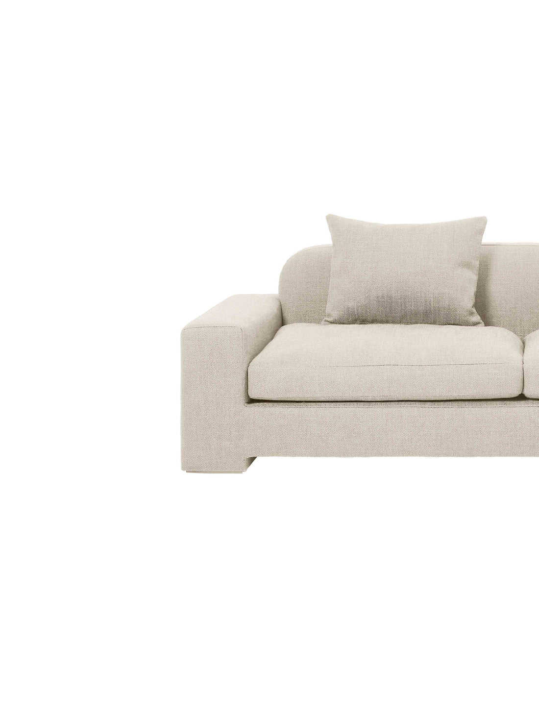 Broste Bay 3 Seater Sofa in Light Beige