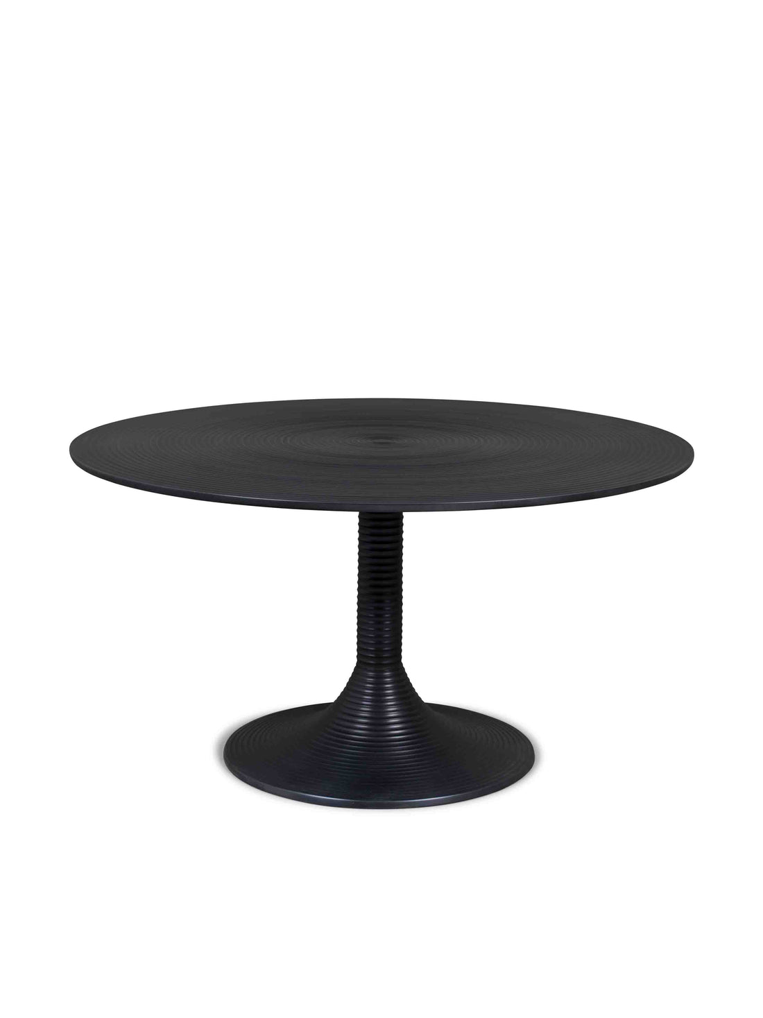 Hypnotising Round Coffee Table Black