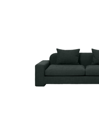 Broste Bay 3 Seater Sofa in Green Melange