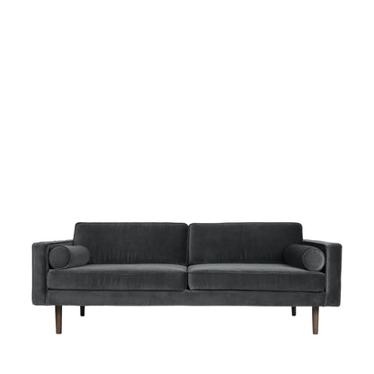 Broste Velvet Wind Sofa in Magnet