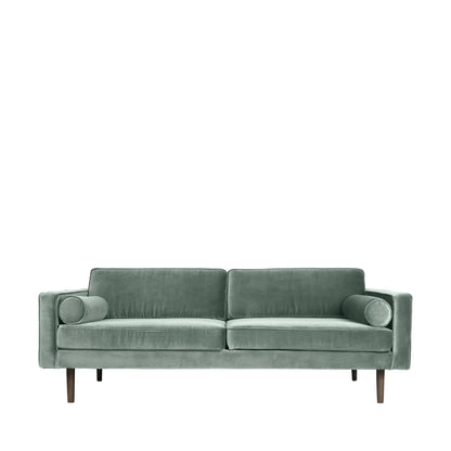 Broste Velvet Wind Sofa in Chinois Green