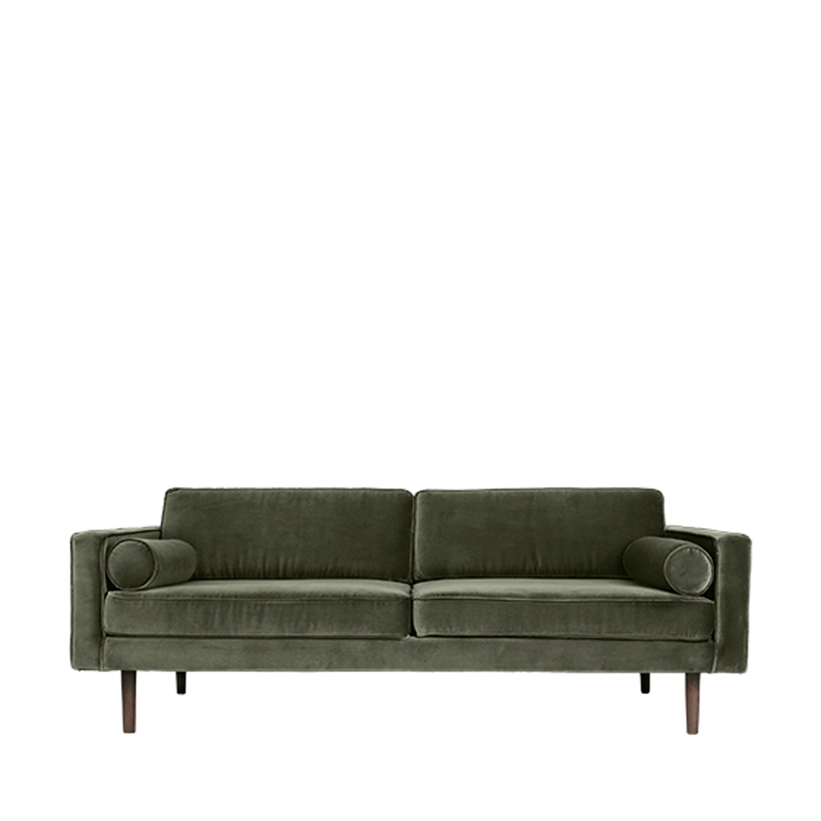 Broste Velvet Wind Sofa in Grape Leaf