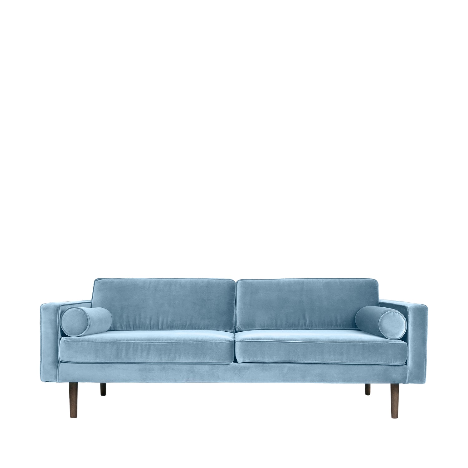 Broste Velvet Wind Sofa in Pastel Blue