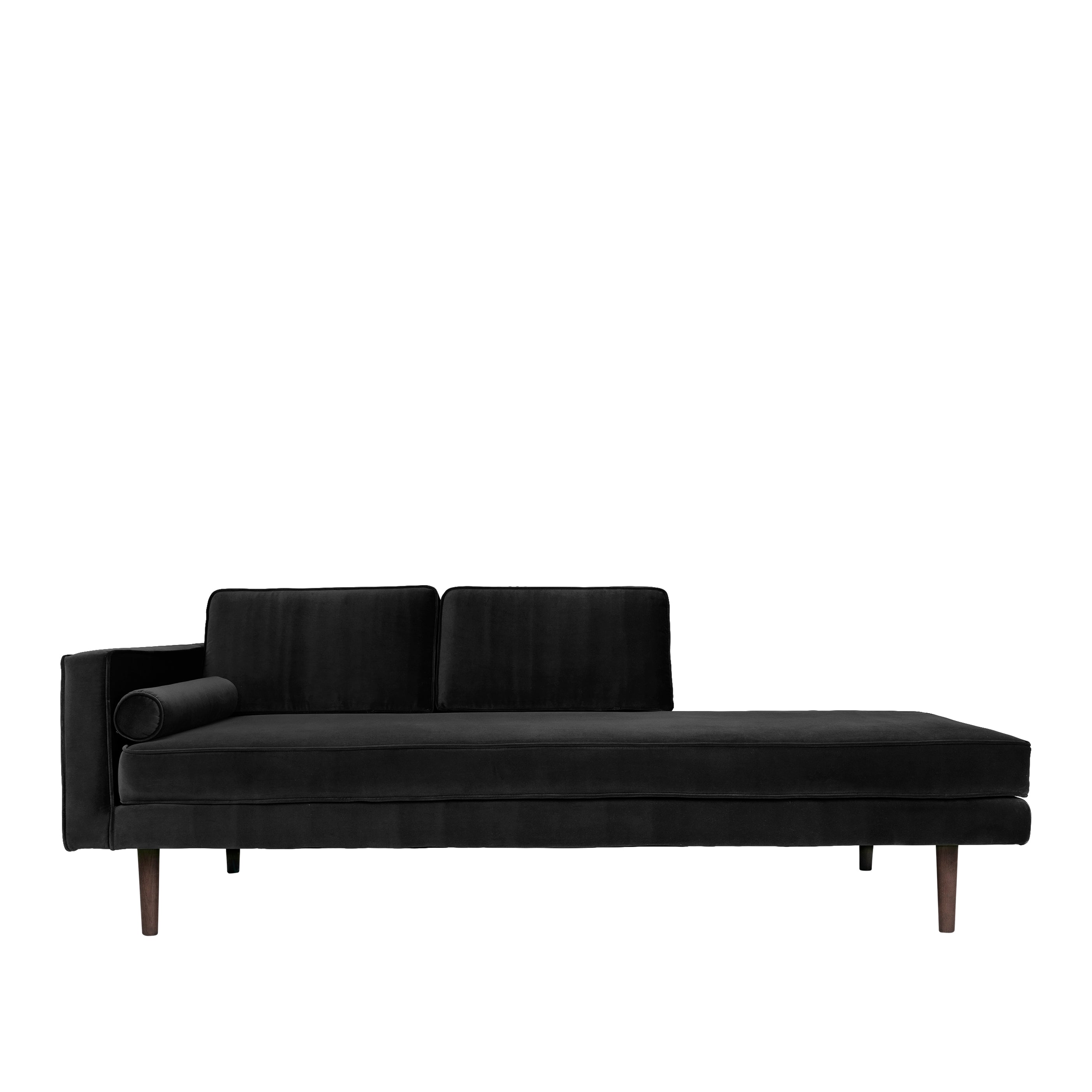 Broste Velvet Wind Chais in Black