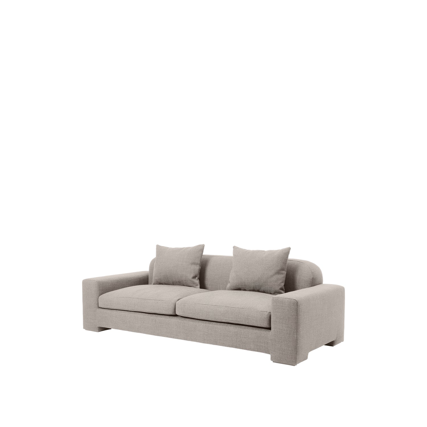 Broste Bay 3 Seater Sofa in Beige Melange