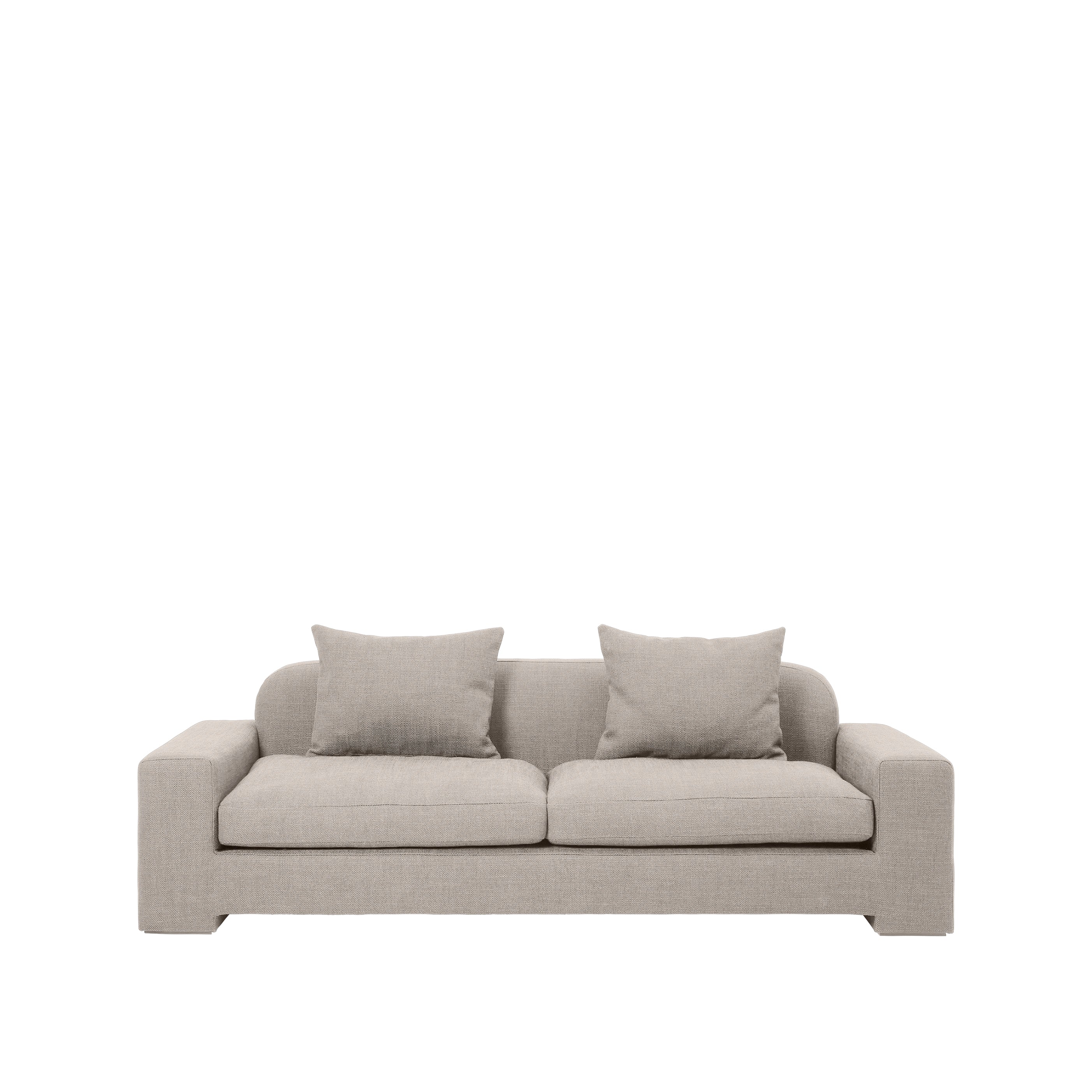 Broste Bay 3 Seater Sofa in Beige Melange