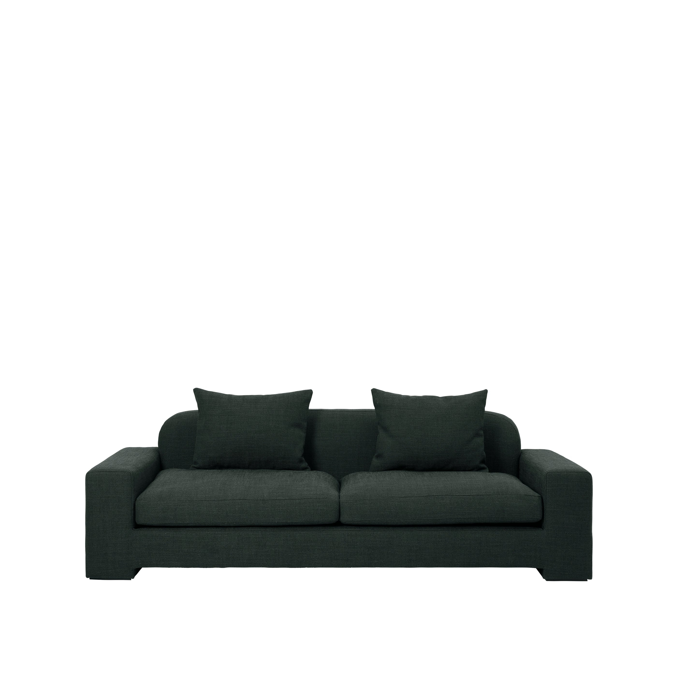 Broste Bay 3 Seater Sofa in Green Melange