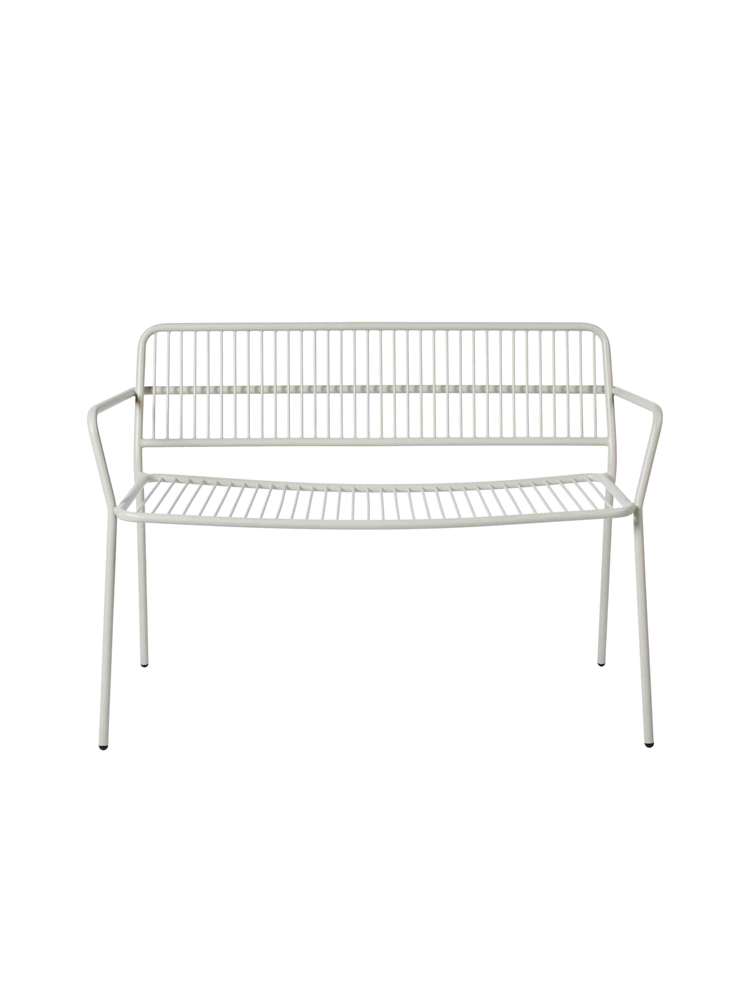 Eden Outdoor Garden Bench - Green/Cream