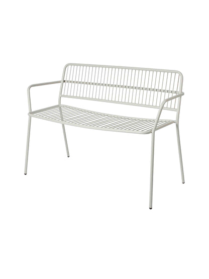 Eden Outdoor Garden Bench - Green/Cream