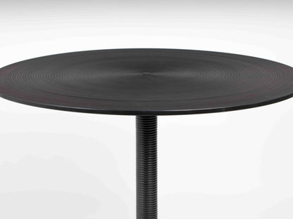 Hypnotising Round Dining Table - Black