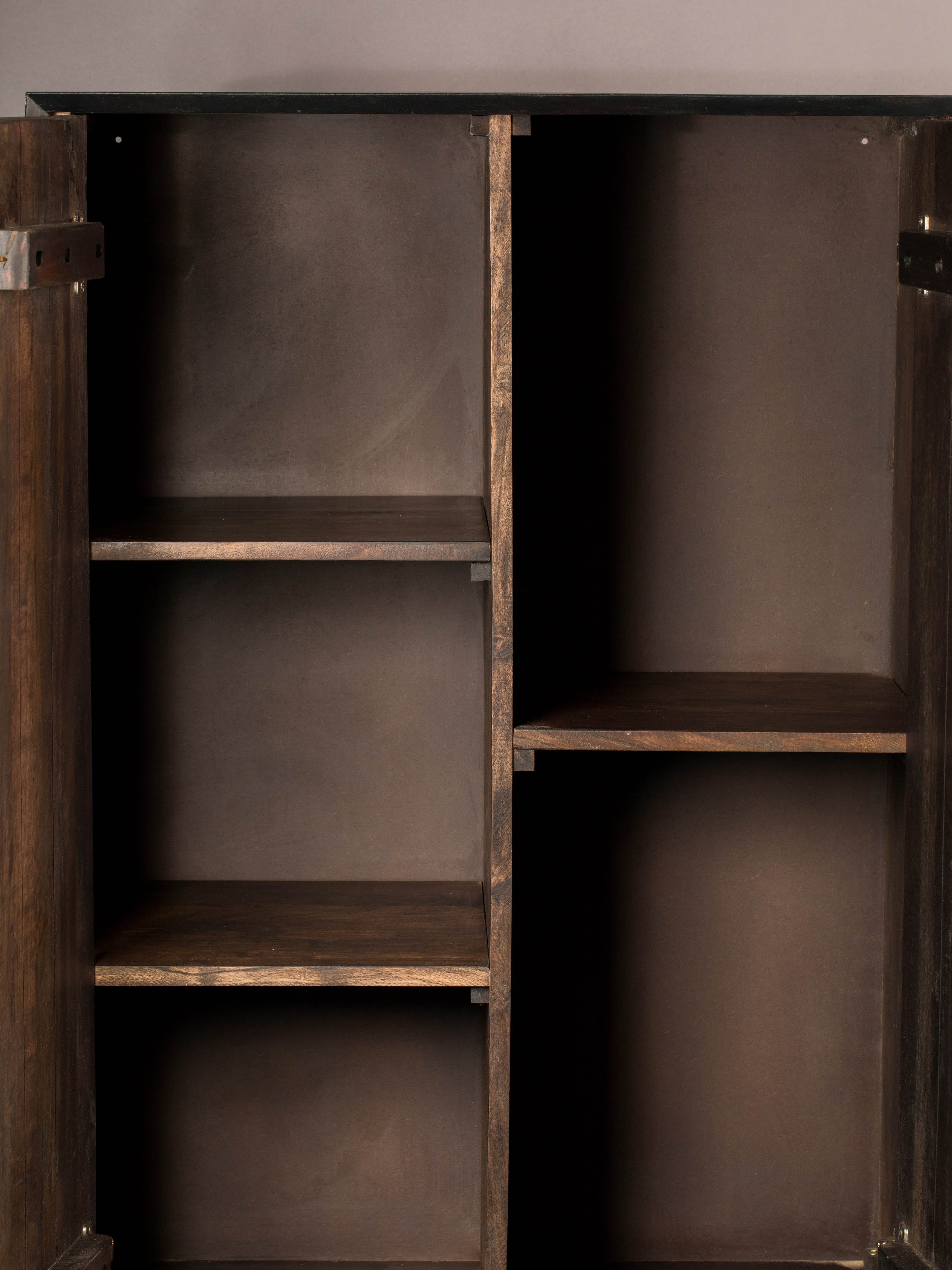 Tall Nairobi Mango Wood Cabinet