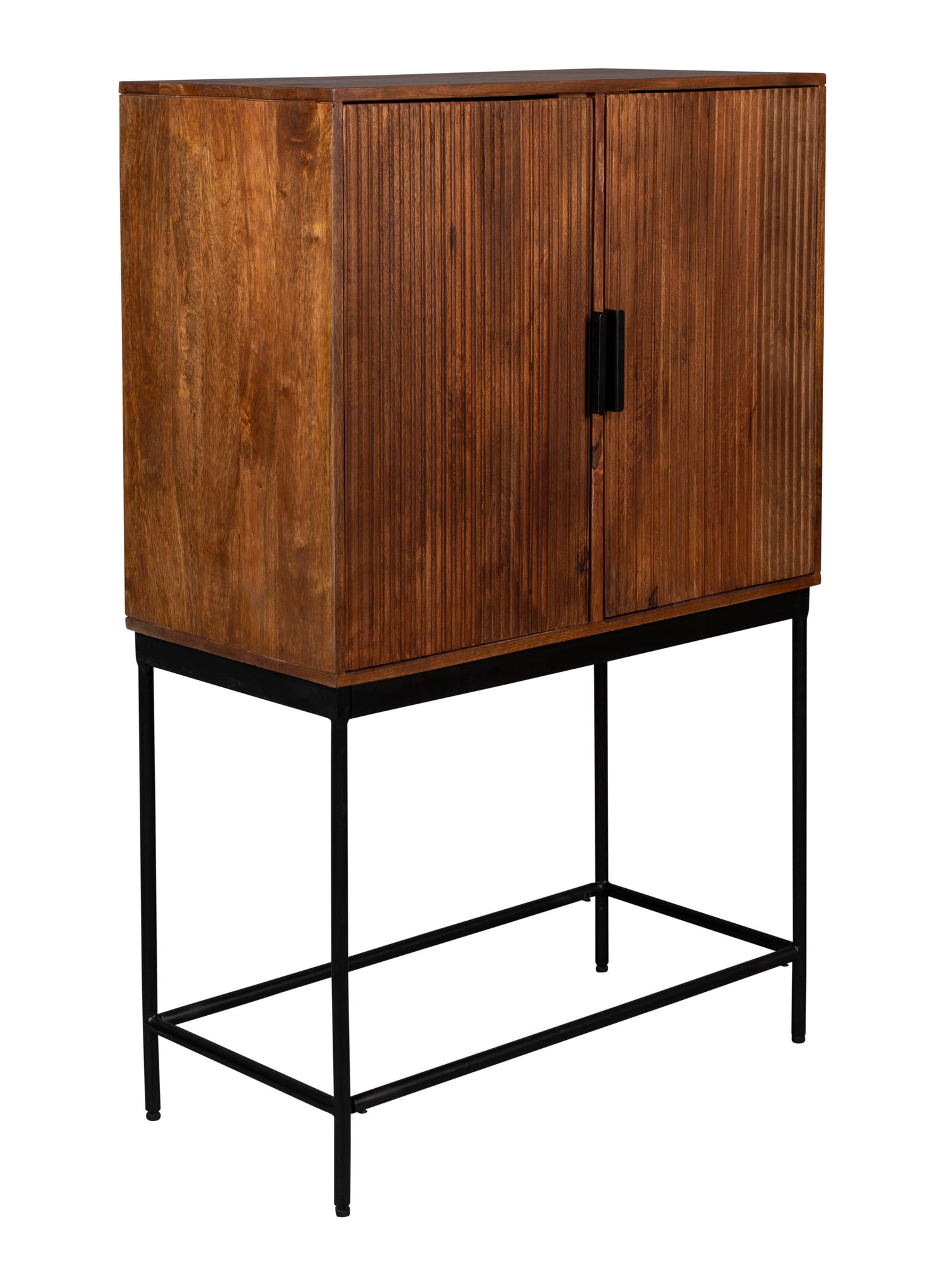 Saroo Retro Mango Wood Storage Cabinet