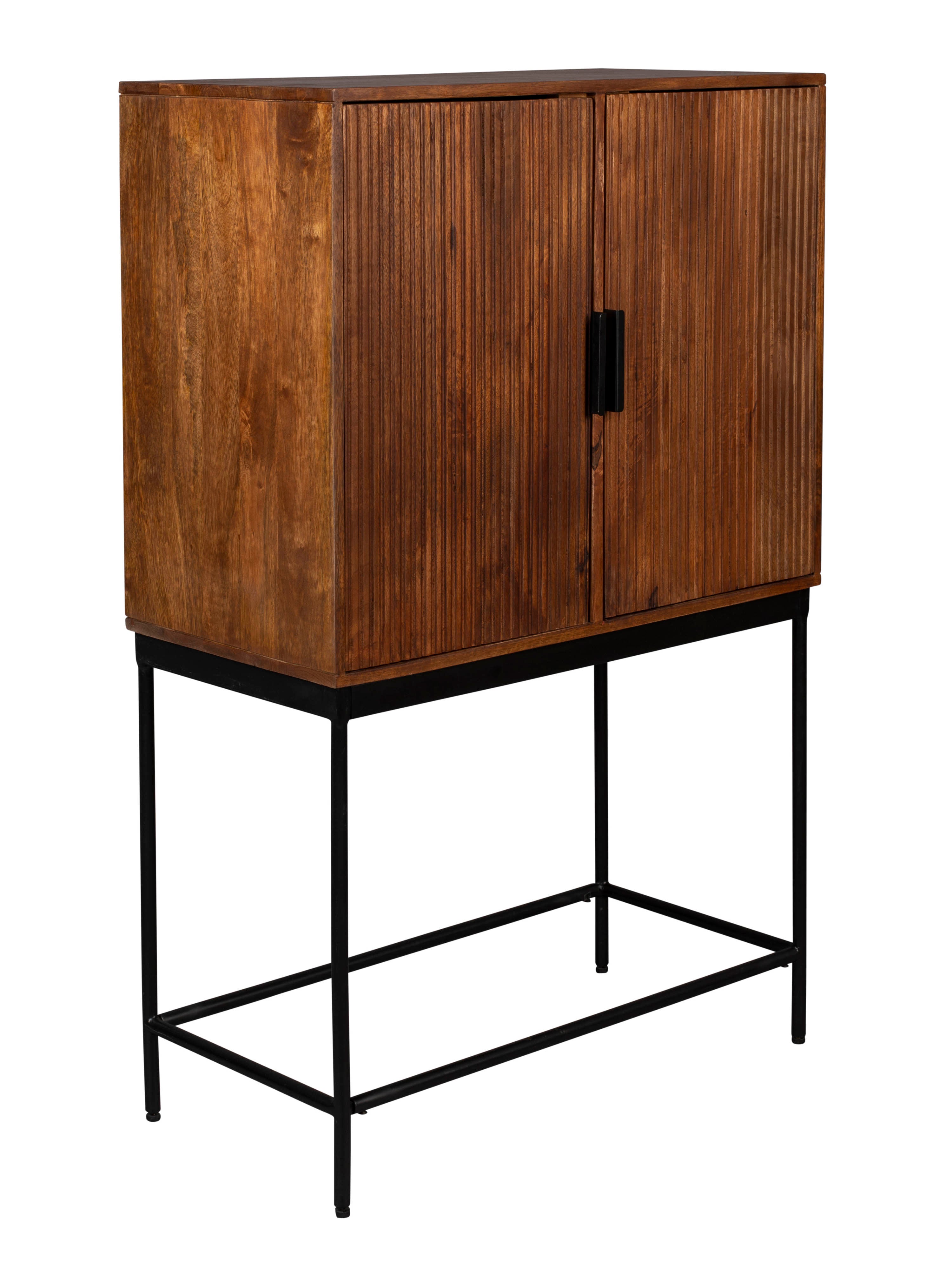 Saroo Retro Mango Wood Storage Cabinet