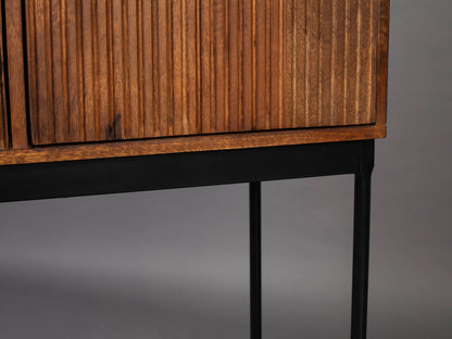 Saroo Retro Mango Wood Storage Cabinet