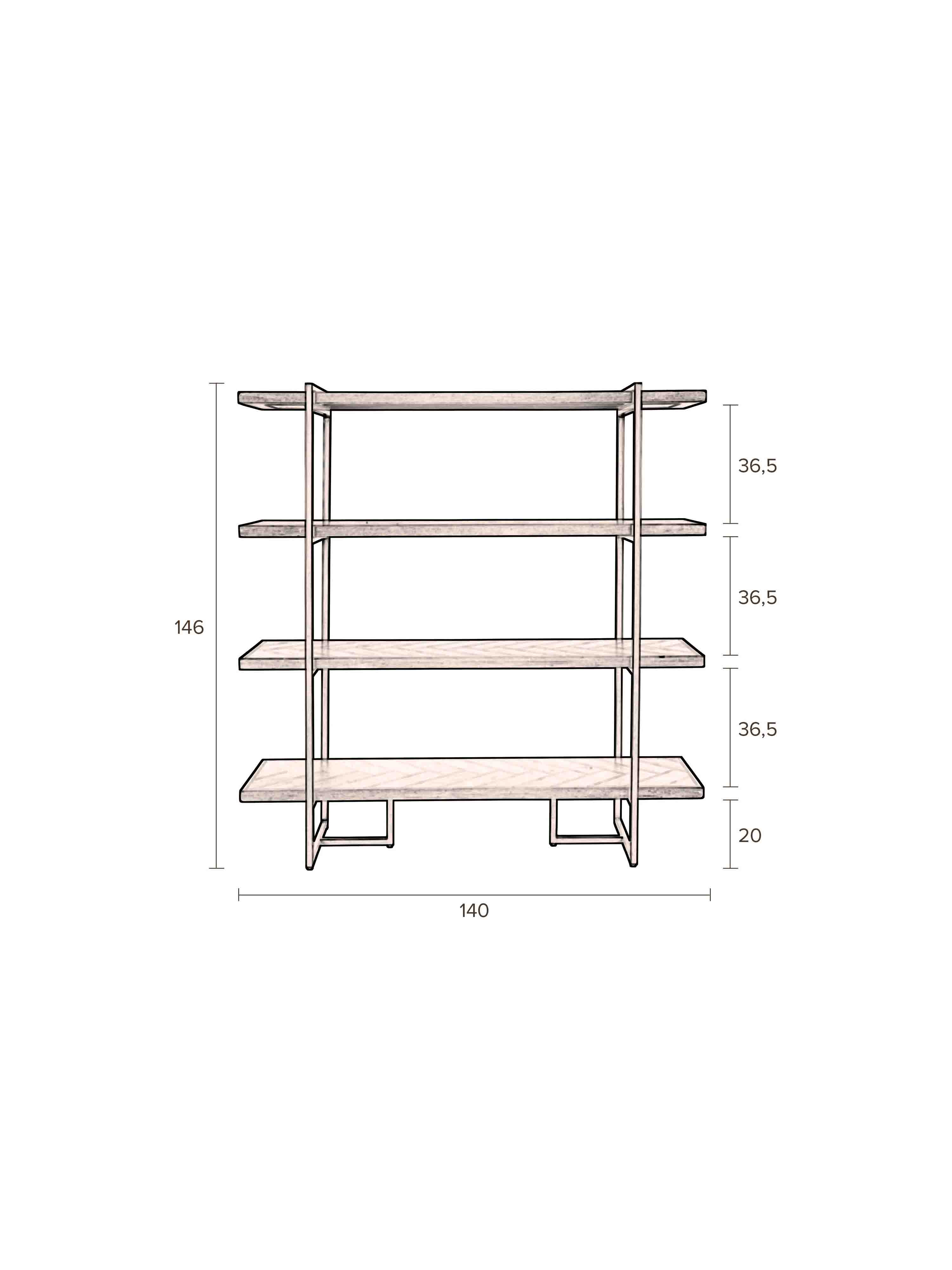 Class Shelf Unit - Oak