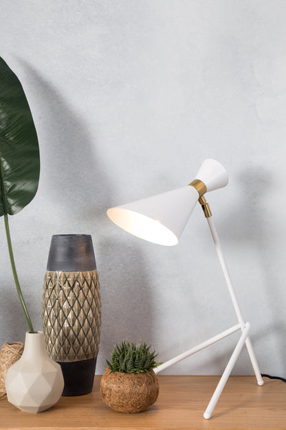 Shady Table Lamp - White