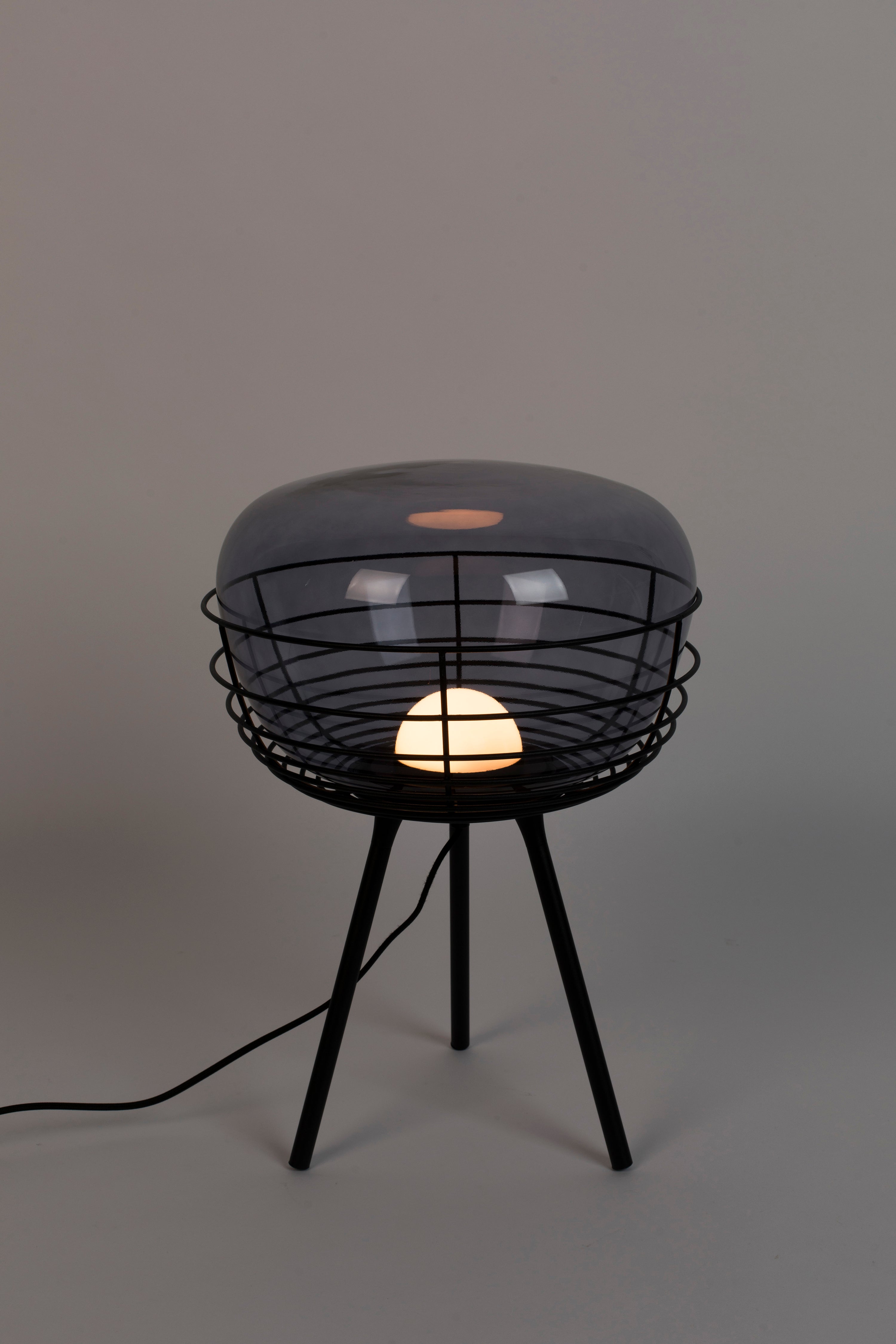 Smokey Table Lamp