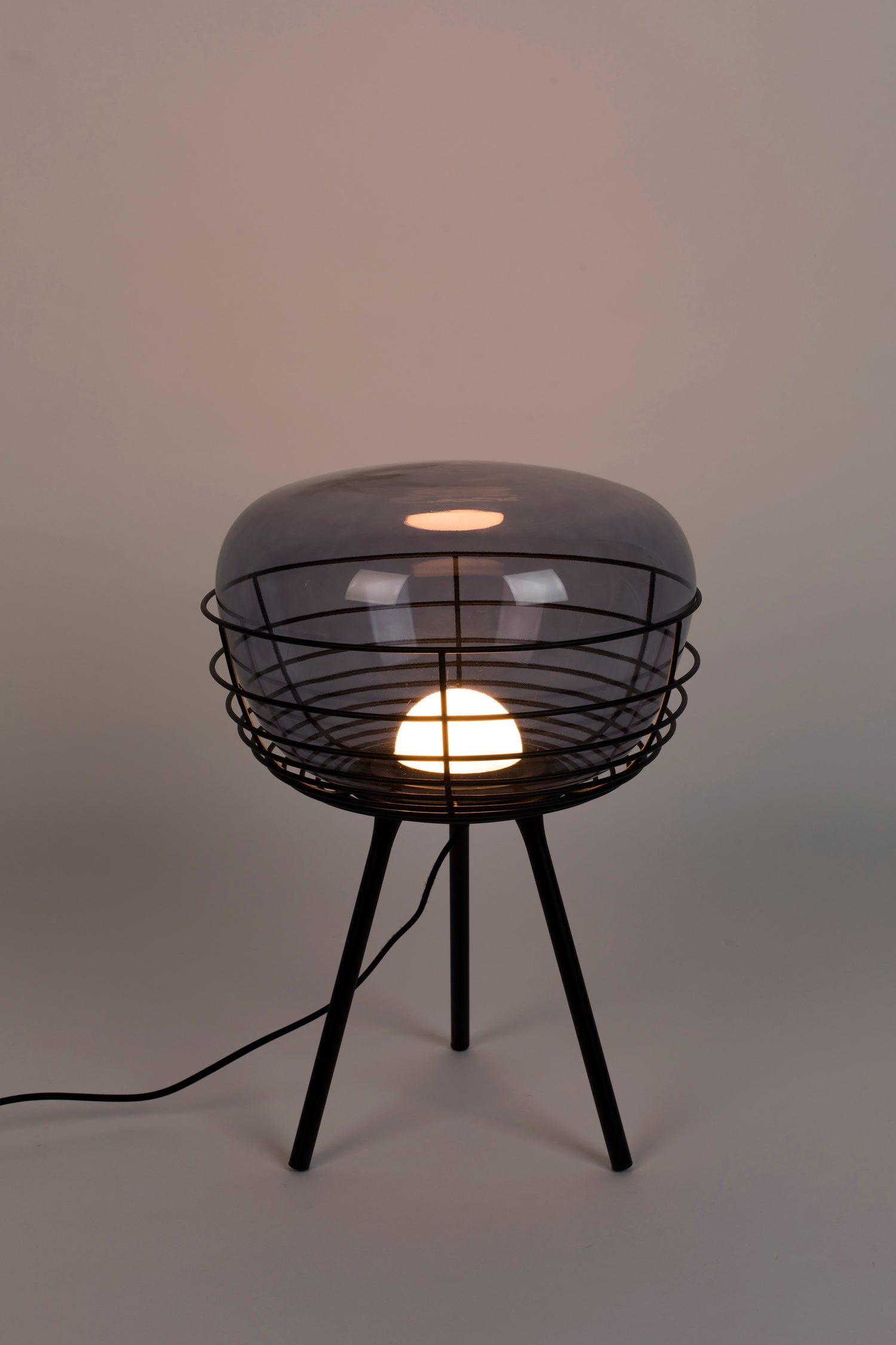 Smokey Table Lamp