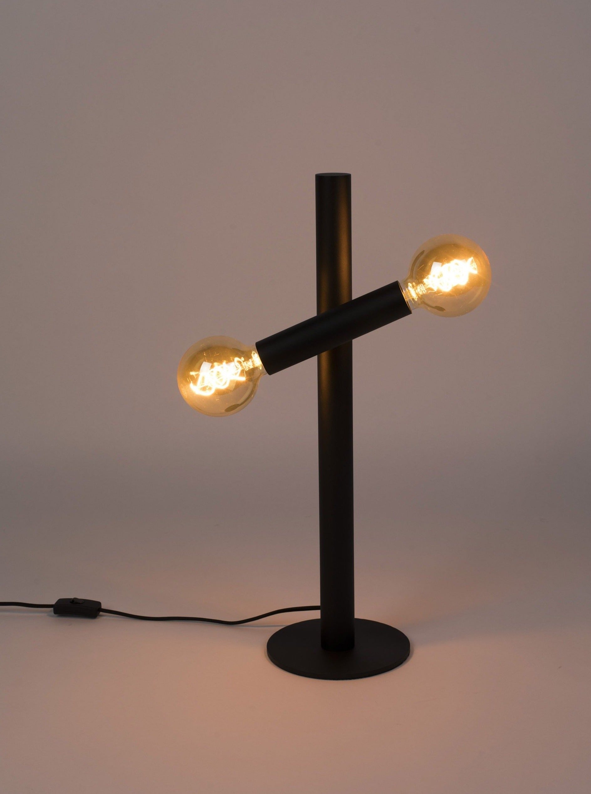 Hawk Black Table Lamp