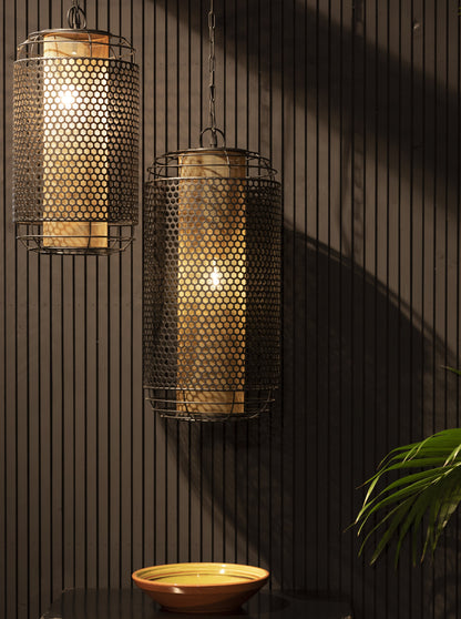 Archer Caged Pendant Lamp - 2 sizes