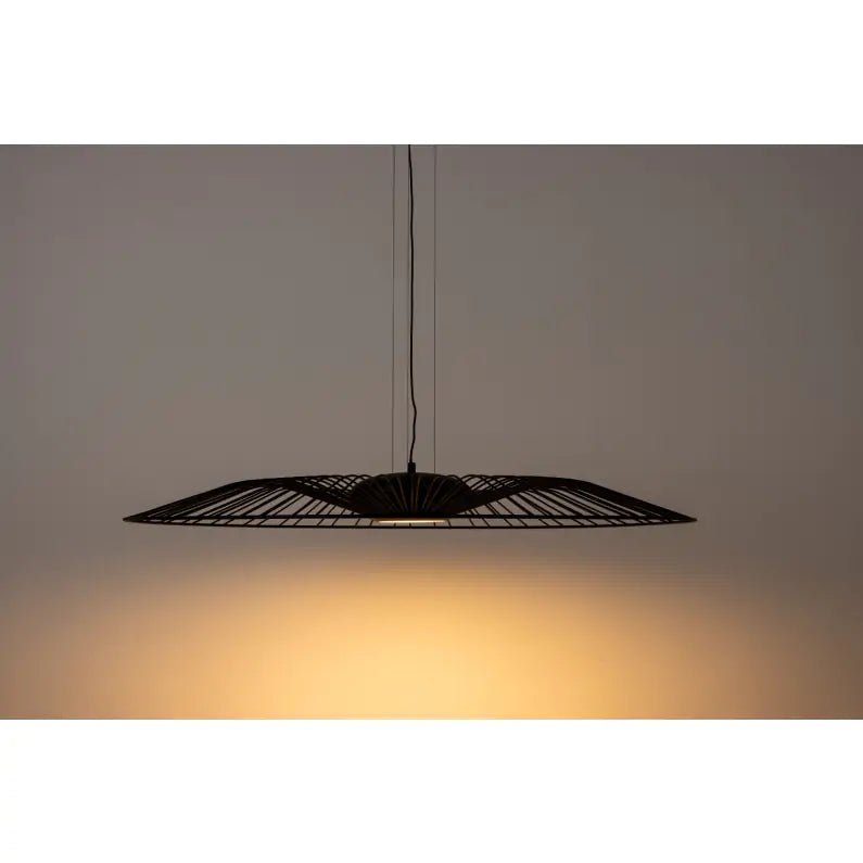 Large Spider Pendant Lamp in Black