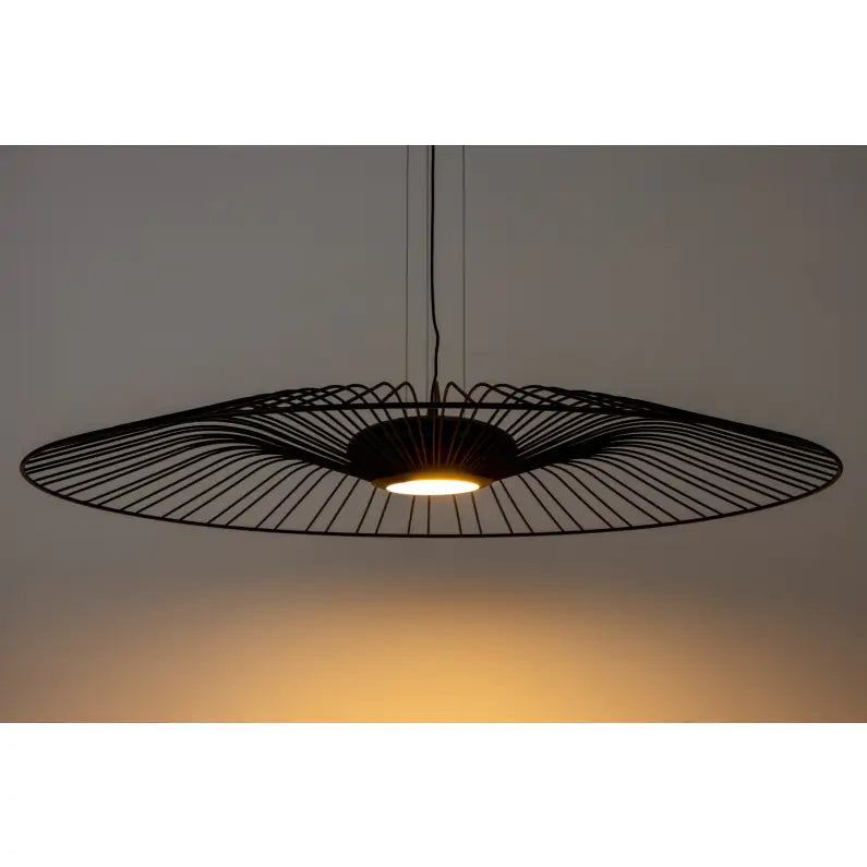 Large Spider Pendant Lamp in Black