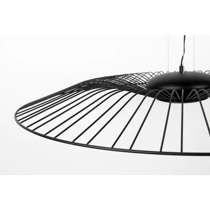 Large Spider Pendant Lamp in Black